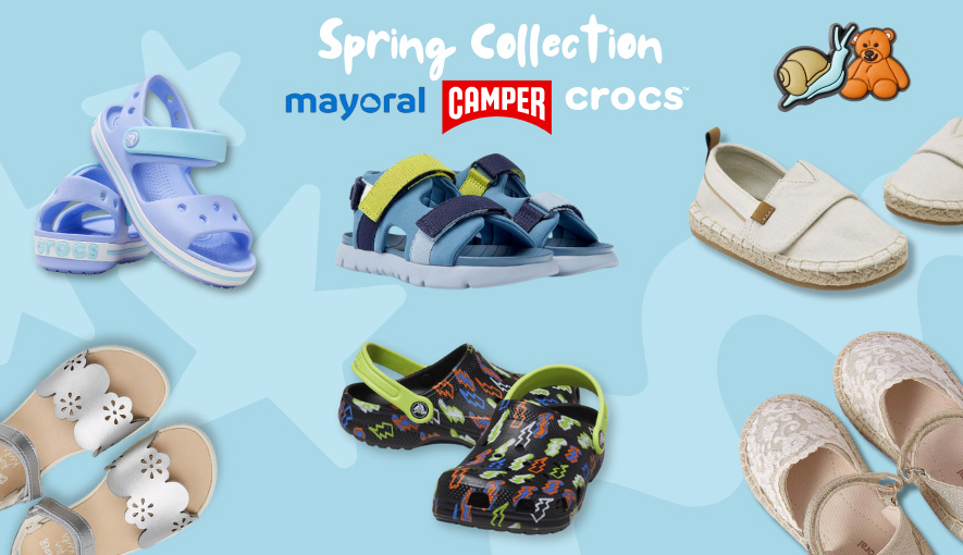 NEW COLLECTIONS SHOES MAYORAL - CROCS - CAMPER